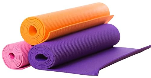 Yasta Tappetino Palestra e Yoga Pilates 4mm in Gomma Antiscivolo Materassino Ginnastica per Allenamento e Esercizi a Casa