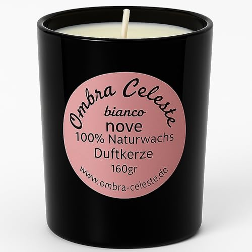 Ombra Celeste nove bianco – Sojawachskerze 160g