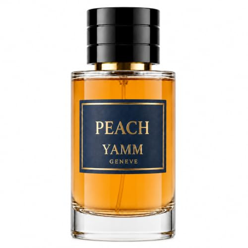 YAMM Genève - Peach | Extrait de Parfum 50 ml | Unisex Duft für Damen & Herren | Saftiger Pfirsich, Rum & Vanille | Fruchtig, Ambrig & Gourmand | Luxuriöse Langzeitwirkung