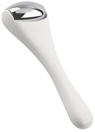 GALPADA Augenmassagestab Gesichtsmassagegerät zur Verbesserung von Augenringen und Feinlinien ABS Alloy Stick 7,8 X 2,8cm Weiß