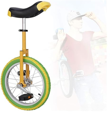 SFQEVHRZ Einrad, 20/18/16 Zoll Herren-Einrad-Mountainbikes mit Verstellbarer Höhe(16inch)