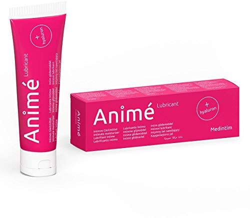 Medintim | Lubrifiant Animé | Gel intime à base d'eau et d'acide hyaluronique | 50 ml | Sans parfum