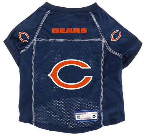 Littlearth Unisex-Erwachsene NFL Chicago Bears Basic Pet Jersey, Teamfarbe, Größe M (320134-BEAR-M)