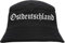 Ostdeutschland Fischerhut - Altdeutsch - Bedruckt - Bucket Hat Anglerhut Hut L/XL Schwarz