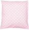 TupTam Kissenbezug Gemustert Bunte Kissenhüllen Dekokissen für Baby und Kinderzimmer, Farbe: Tupfen Rosa, Größe: 50 x 50 cm