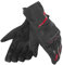 Dainese-TEMPEST UNISEX D-DRY SHORT Handschuhe, Schwarz/Rot, Größe XXS
