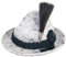 Gamsbart Auerhahn ca 15 cm, Bayerischer Hutschmuck, Gemsen Bart, Traditionelles Accessoires