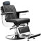Comair 7001134 Diplomat Professioneller Herren Friseurstuhl im modernen Retro Design, schwarz