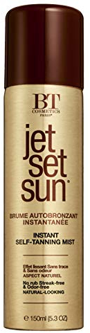 JET SET SUN - Brume Bronzante Instantanée, Visage et Corps, Spray Autobronzant, Non comédogène Pour tous les peau 150ml