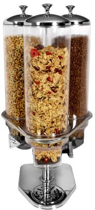 Rotating Triple Cereal Dispenser by Sunnex