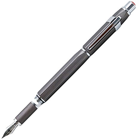 Twsbi Precision Gun Metal, Füllfederhalter Stub 1.1
