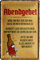 WOGEKA ART Retro Blechschild - Abendgebet des Säufers - Bier Trinkspruch - witziger Spruch als Geschenk-Idee Geburtstag Weihnachten Dekoration 20x30 cm Vintage-Design Metall 664