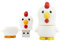 OneSquareCore 16GB Poulet Clef USB clé USB en Forme de Disque Flash USB USB USB Disque clé USB Pen Drive u Disque mémoire de Stockage Externe pendrive Stockage mémoire Flash USB USB 2.0. (White)