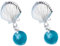 Helen de Lete S925 Sterling Silber Schale und Blase Ohrring