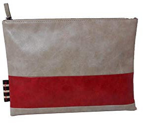 Manille Grace Sac pochette EMMA ENVELOPE rouge A23/26, Sacoche, Sac à Main