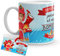 Kembilove Taza de Café del Mejor Bombero del Mundo – Taza de Desayuno para la Oficina – Taza de Café y Té para Profesionales – Taza de Cerámica Impresa – Tazas de Jefe de 350 ml Bomberos