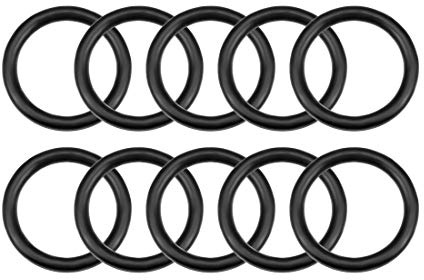 sourcing map Pack mit 10 Auto Dichtung Nitrilkautschuk O-ring metrische Scheibe 12,5mm Außendmr. 9,5mm Innendmr. 1,5mm Breite