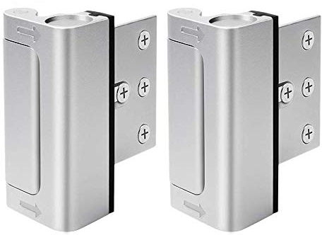 2 x Home Security Door Lock - Easy to Install & Use Childproof Door Reinforcement Lock (2 Pack) - 12 x Stronger Than a Conventional Dead Bolt