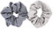 axy XXL Scrunchie Haargummi Set - 2x Stoff Haargummis Zopfhalter Zopfgummi Haarteil Haarband Scrunchies Doppelpack (Set 13)