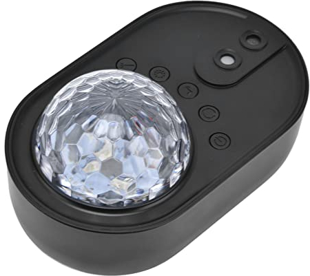 Atyhao Raumschiff-Projektionslampe, RGB-Effekte Multifunktionale Raumschiff-Projektionslampe 10 Kombinationen Schwarz