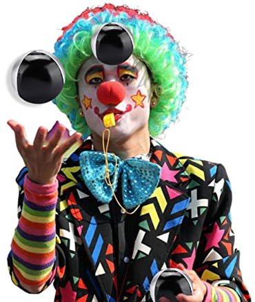 Cocoarm Jonglierbälle Schwarz Jonglierbälle 3Er Set Professionelle Jonglierbälle Leder Jonglierbälle Runde Jonglierbälle Glatte Und Weiche Jonglierbälle Für Anfänger,Kinder,Erwachsene