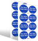 SAFETYKING® Lot de 16 autocollants pour porte coupe-feu 78 mm de diamètre | Panneau « Keep Shut » | Autocollants pour porte coupe-feu | Panneaux de porte « Fire Door Keep Shut »
