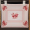 PETTI Artigiani Italiani - Accessori Tessili da Cucina, Copriforno 40x50 cm in Microfibra, Copri forno Moderno in Stampa Digitale Fiocco Rosa, 100% Made in Italy