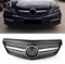 Auto Front Racing Kühlergrill Grill für Mercedes Benz E-Klasse W212 S212 2009 2010 2011 2012 Matt Schwarz Frontstoßstange Kühler Gitter
