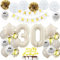 Geburtstagsdeko 30 Beige Gold, Luftballons 30 Geburtstag Frau Mann, Deko 30. Geburtstag Luftballons, Beige 30. Geburtstag Dekorationen, Sandweiß 30 Jahre Geburtstagsdeko, Luftballon 30 Beige