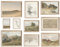 Vintage-Wandkunstdrucke, Bauernhaus-Wanddekoration, Vintage-Poster für Zimmer, ästhetisches Bild, rustikale neutrale Natur, botanische Landschaft, antike Galerie, Boho-Leinwand-Kunstgemälde für