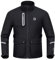 IRON JIA'S Veste Moto Homme Quatre Saisons avec Armure CE Doublure Amovible Équipement de Protection pour Moto Noir L