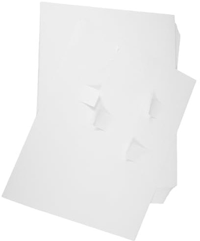 TEHAUX 100stücke Weiße Blanko Adressetiketten Für Drucker Selbstklebende Versand Und Mailing-aufkleber Für Umschläge Kompatibel Mit Und Tintenstrahldruckern