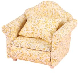 Tsophreniq Hochwertiges Miniatur Doppelsofa zur Dekoration, Kipp Design, aufregende Farben, Miniatur Sofa aus Holz