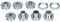 PORTER-CABLE Router Template Guide, 9-Piece (42000)
