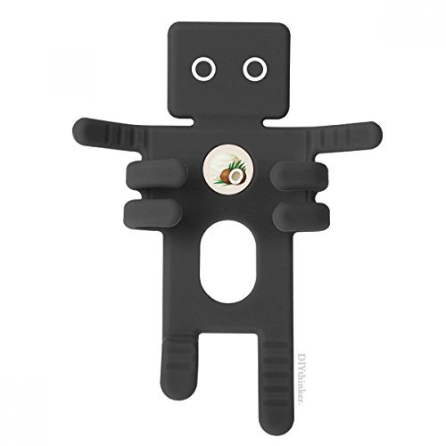 Blätter Coconut Eis Popsicles Schwarz Mount KFZ-Dashboard Halter Handy Geschenk
