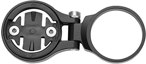Nikou Supporto per computer da bici - Supporto per estensione del contachilometri in bicicletta in lega di alluminio, supporto per computer da bici (Colore : Black)