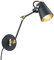 meineWunschleuchte Wandleuchte mit Stecker und Schalter, Spot verstellbar, Höhe 25cm