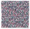 Pochette Costume Liberty Bleu marine, Rose et Blanc - Mouchoir de poche Homme Fleuri - Accessoire à Fleurs pour Veste - Mariage champetre thème Floral