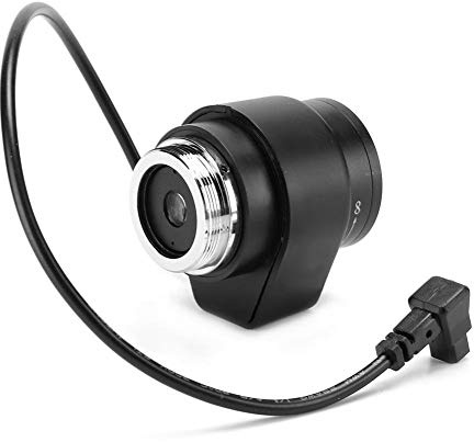 Focal-Length Auto Aperture 3.5-8mm Security Camera Lens, CCTV Accessory, Security Camera for Surveillance Security Camera Removable Hood