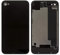 Cover posteriore per batteria, parti di ricambio compatibile con iPhone 4S, (nero, con componente, HC)