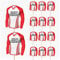 AK Giftshop Football Birthday Cupcakes Cake Food Decorations Picks Toppers - (pack of 14) (Southampton Colours)