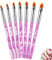 Olakin Nail Art Brushes Set[7 Pcs], Nail Art Painting Pen Brush Set, for Manicure Nail Art Design