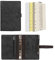Wonderpool Diari Pelle 6 Raccoglitore ad Anelli Organizer per Cartelle con Carta Punteggiata, Quaderno per Scrivere Ricaricabile e Copertina Multitasche per Viaggi di Lavoro e Studio (A6, Nero)