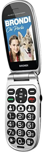 Brondi Telefono Cellulare AMICO COMFORT nero opaco