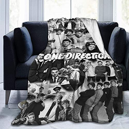 DOne Direction - Coperta in micro pile, super morbida, accogliente, di lusso, per divano