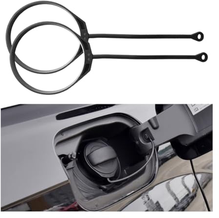 JNNJ 2 Stücke Auto Tankdeckel Gummiband, Auto Kraftstofftankdecke Linie, Tankdeckel Halteband Tankdeckel Gummiband, Kraftstoffdeckel Gummi Kabel Draht Kompatibel