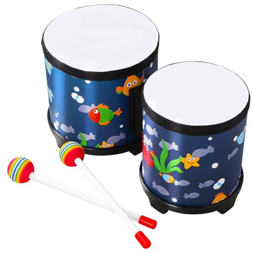 ibasenice Holztrommeln – Unterwasser Perfekt Für Kinder Und Erwachsene Einfach Zu Spielen Und Zu Tragen