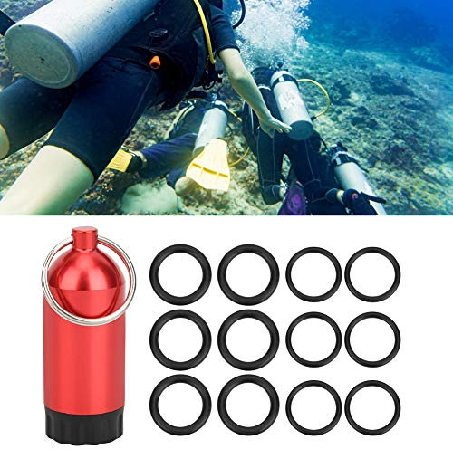 Cylindre De Plongée Os Joint Plong E Caoutchouc + Aluminium Cylindre De Plongée Valveing ​​Os Cylindre Bouteille De Stockage Ou Mt02 Joints Detendeurs Plongee (rouge)