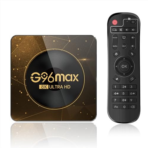 CHROX Android TV Box 13.0, Wifi 6 4K HD TV Box,4GB ROM 64GB Rom RK3528 Quad-Core 64Bit Cortex-A53 Support 2.4G/5G Dual Wifi BT 5.0 Smart Boxes,2GB+16GB