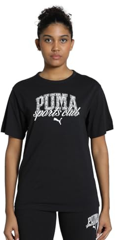 PUMA Unisex PUMA Class Relaxed Tee T-Shirts, PUMA Black,